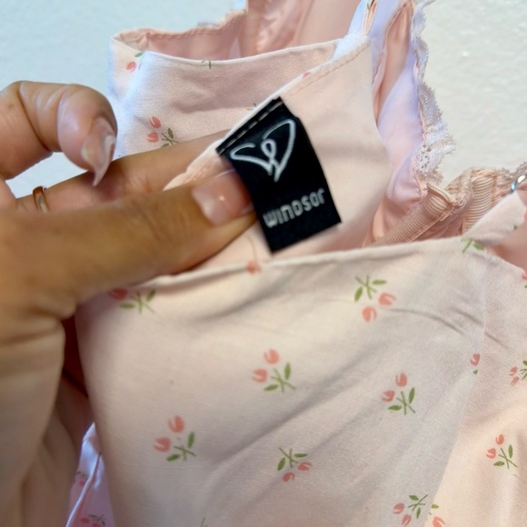 Windsor Blush Floral Milkmaid Dress - Picture 2 of 10